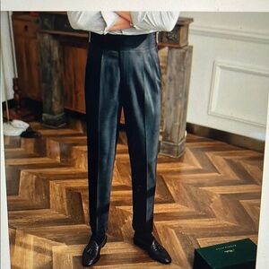 Men's Black Dress Pants by Bruno Savelli